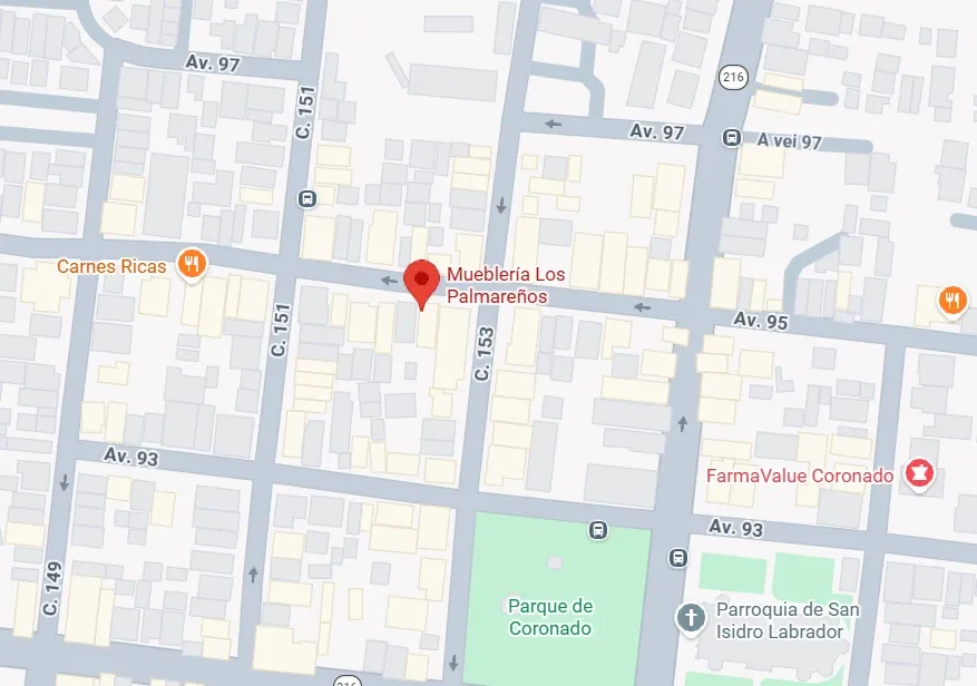 Mapa de ubicación de Coronado